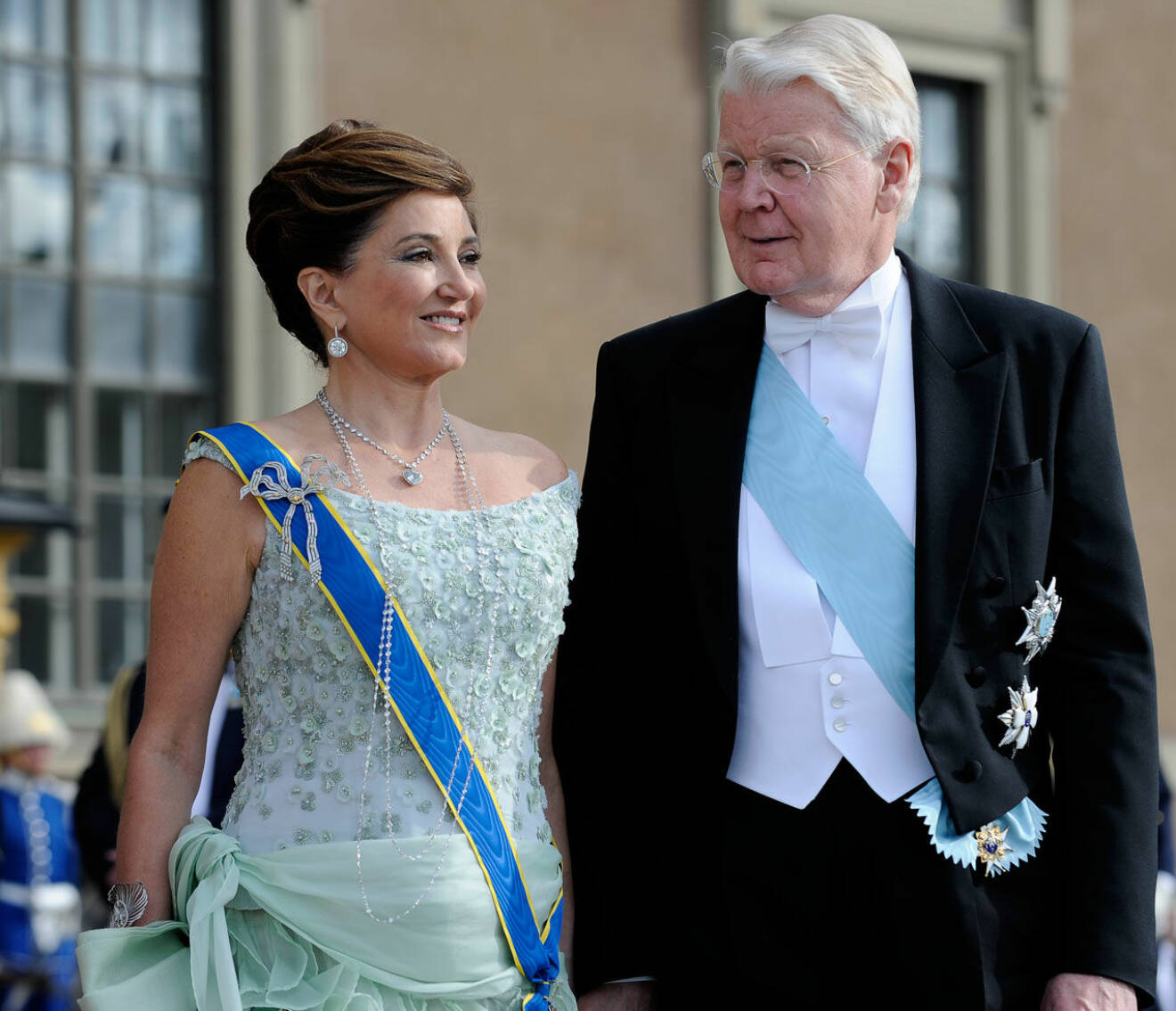 Islands förre president Olafur Ragnar Grimsson med sin fru Dorrit Moussaieff.