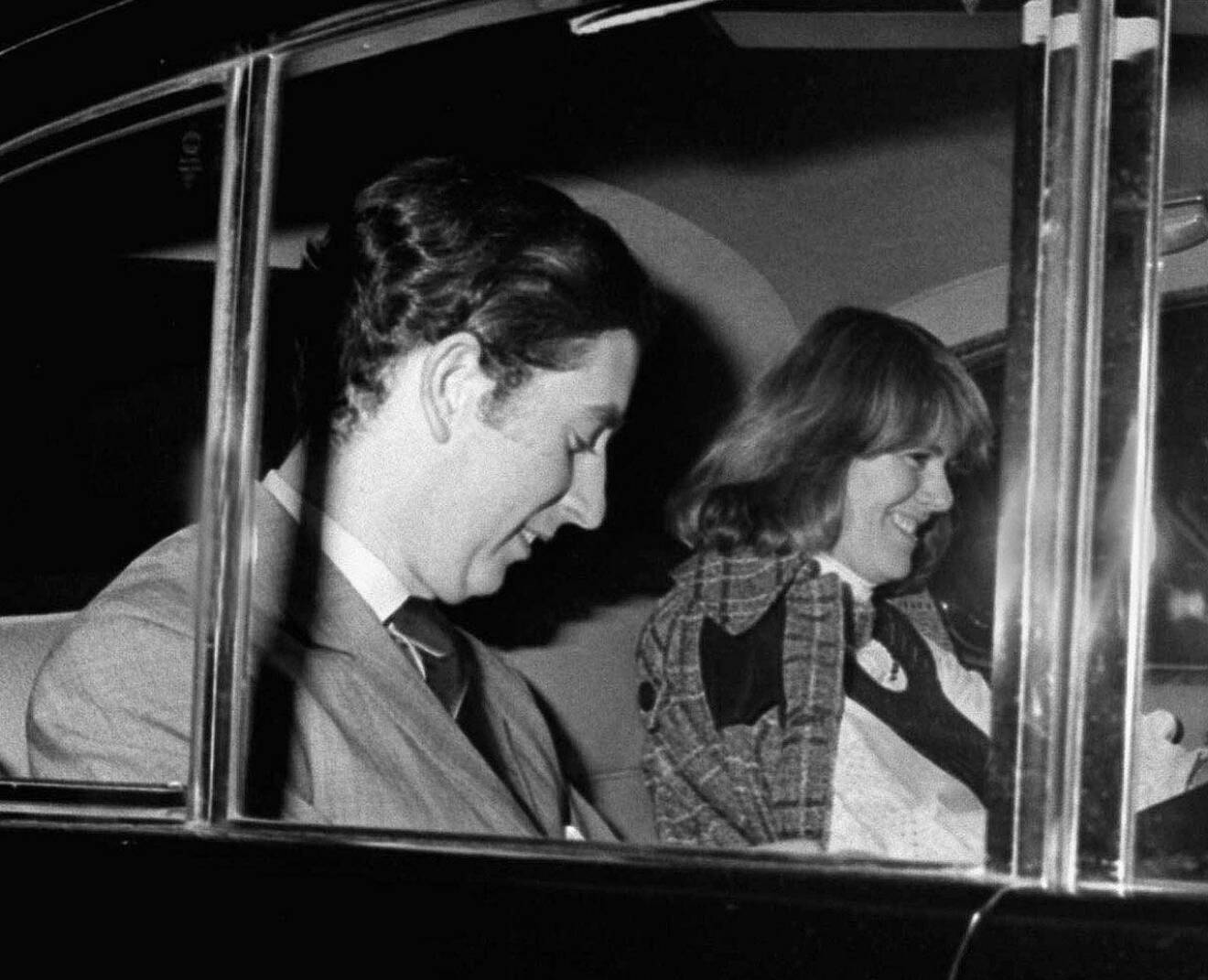 Prins Charles och Camilla år 1975. 