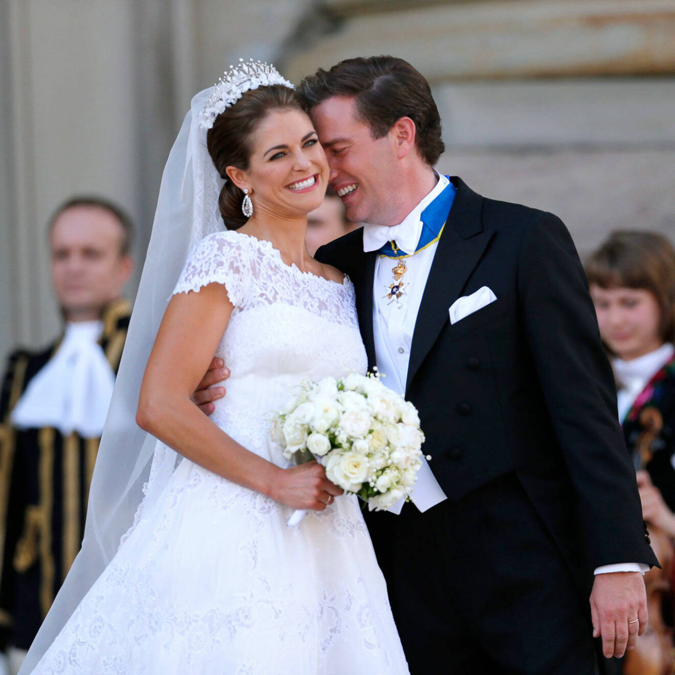 Kärleksbilden på Chris O'Neill och prinsessan Madeleine från bröllopet 2013.