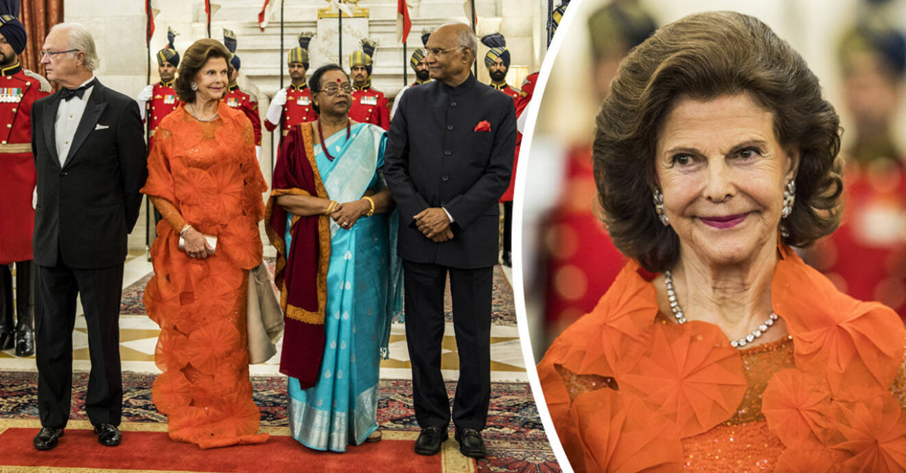 drottning silvia i indien statsbesök