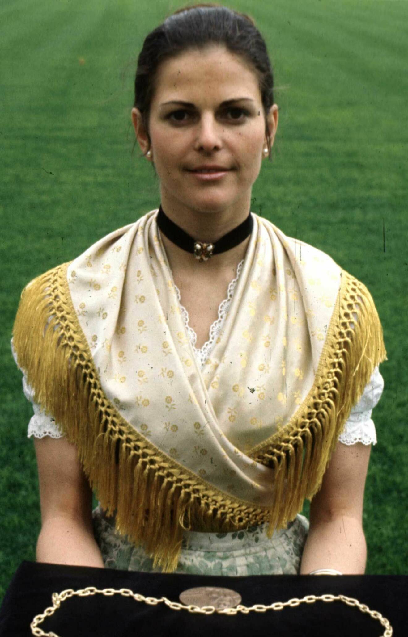Drottning Silvia som OS-värdinna Silvia 1972.