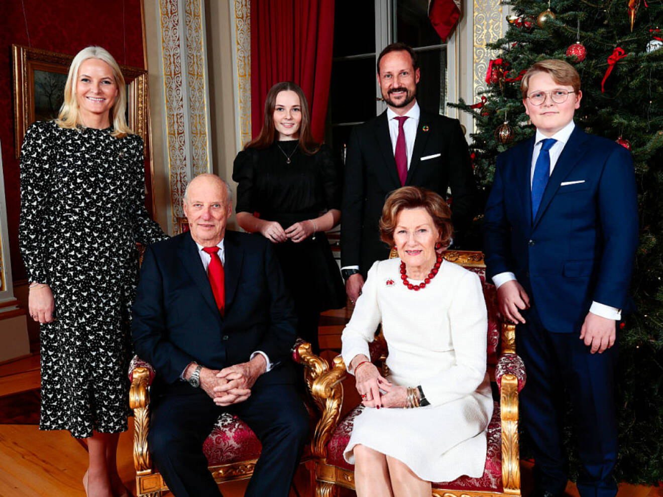 Årets kungliga julbilder från Norge. 