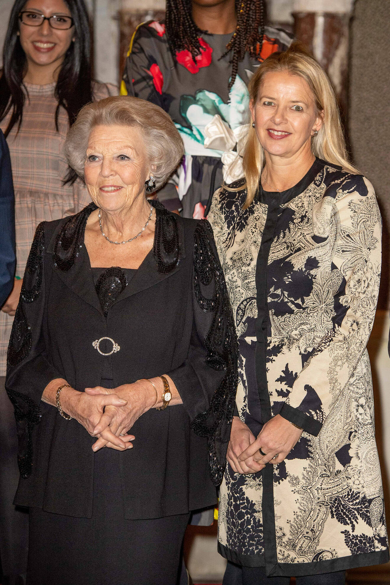 Drottning Beatrix tillsammans med prinsessan Mabel, hösten 2019. 