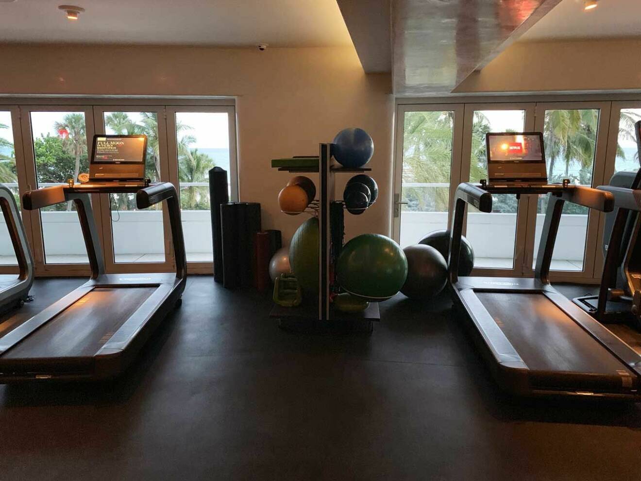 Gymmet på Faena Hotel i Miami Beach