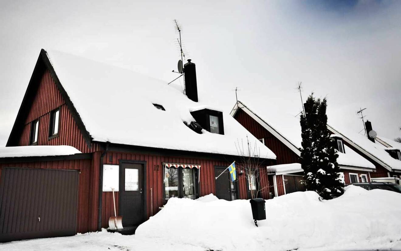 Ewa och Olle Westlings hus på Smältvägen i Ockelbo.