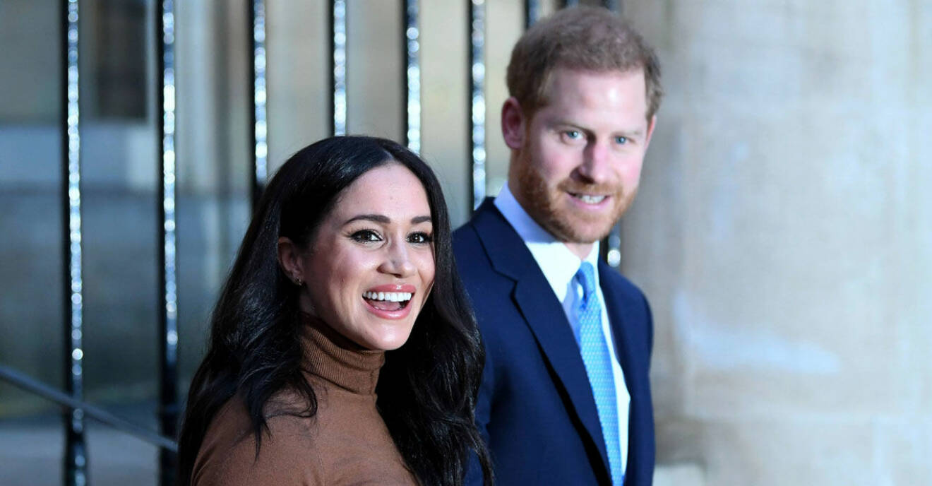 Meghan Markle och prins Harry i London 2020, strax före Megxit.