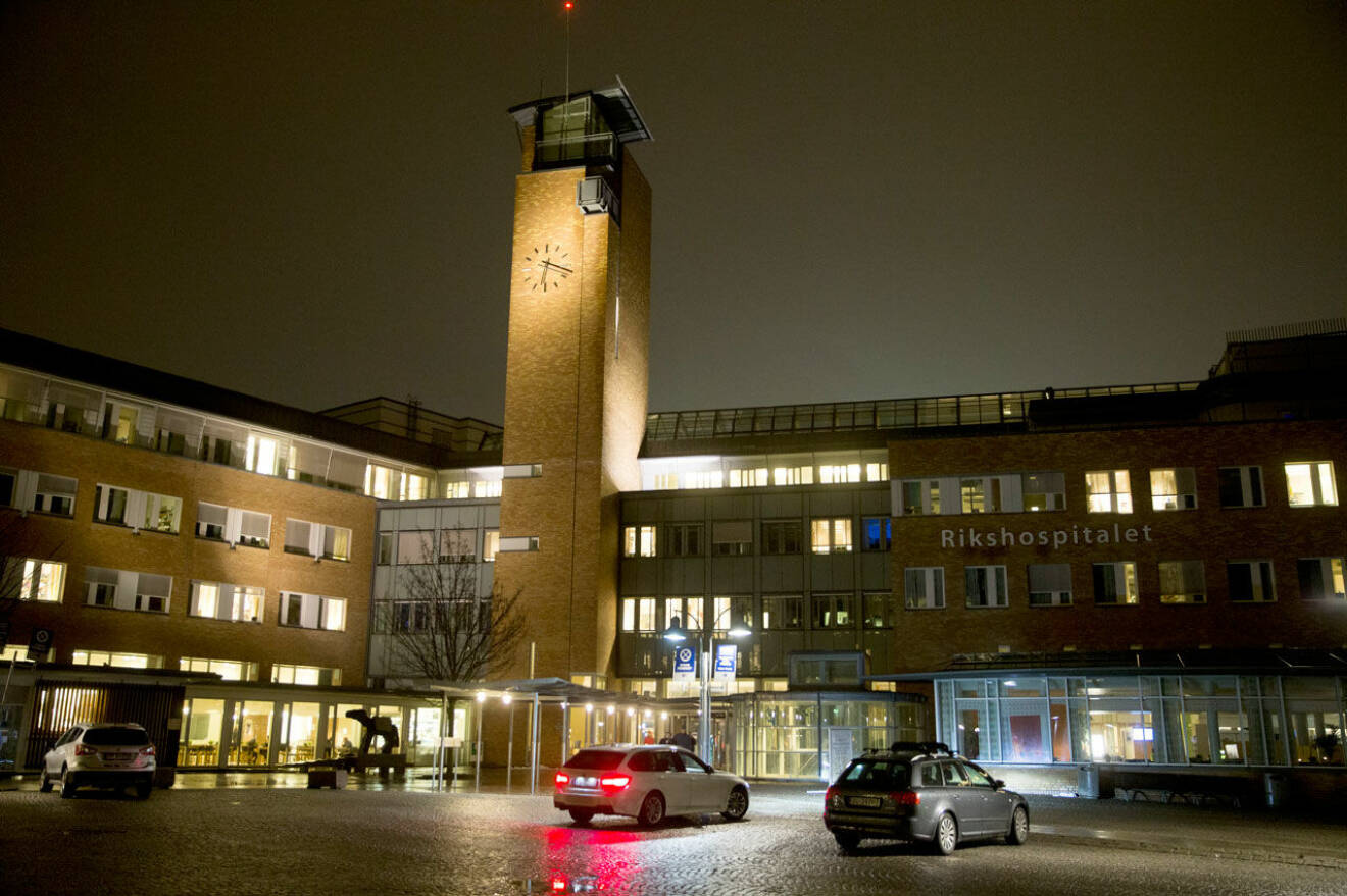 Rikshospitalet i Oslo - här vårdas kung Harald just nu.