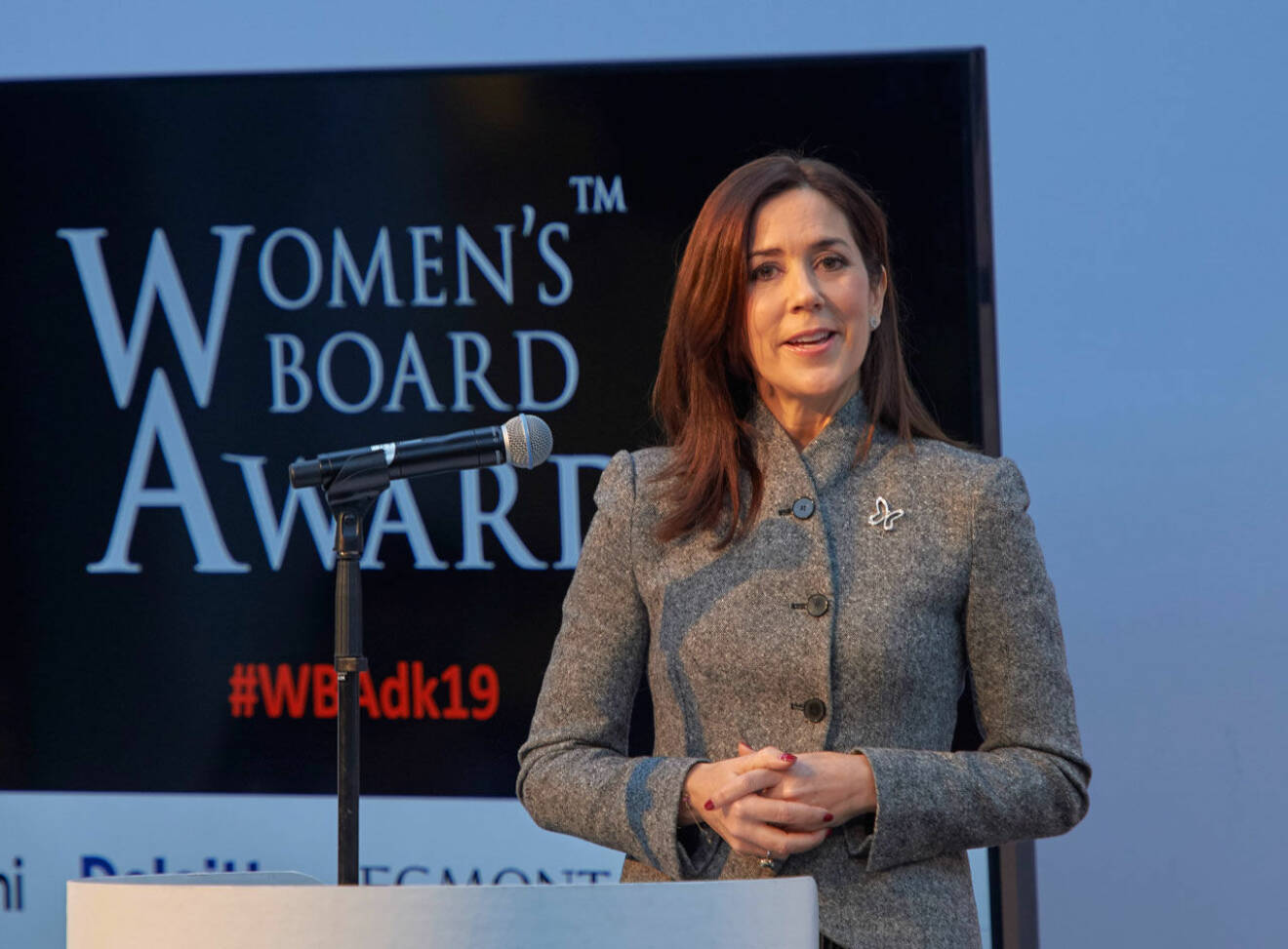 Den 31 januari delar kronprinsessan Mary ut Women's Board Award i Köpenhamn, i år på temat Kvinnligt hållbart ledarskap.