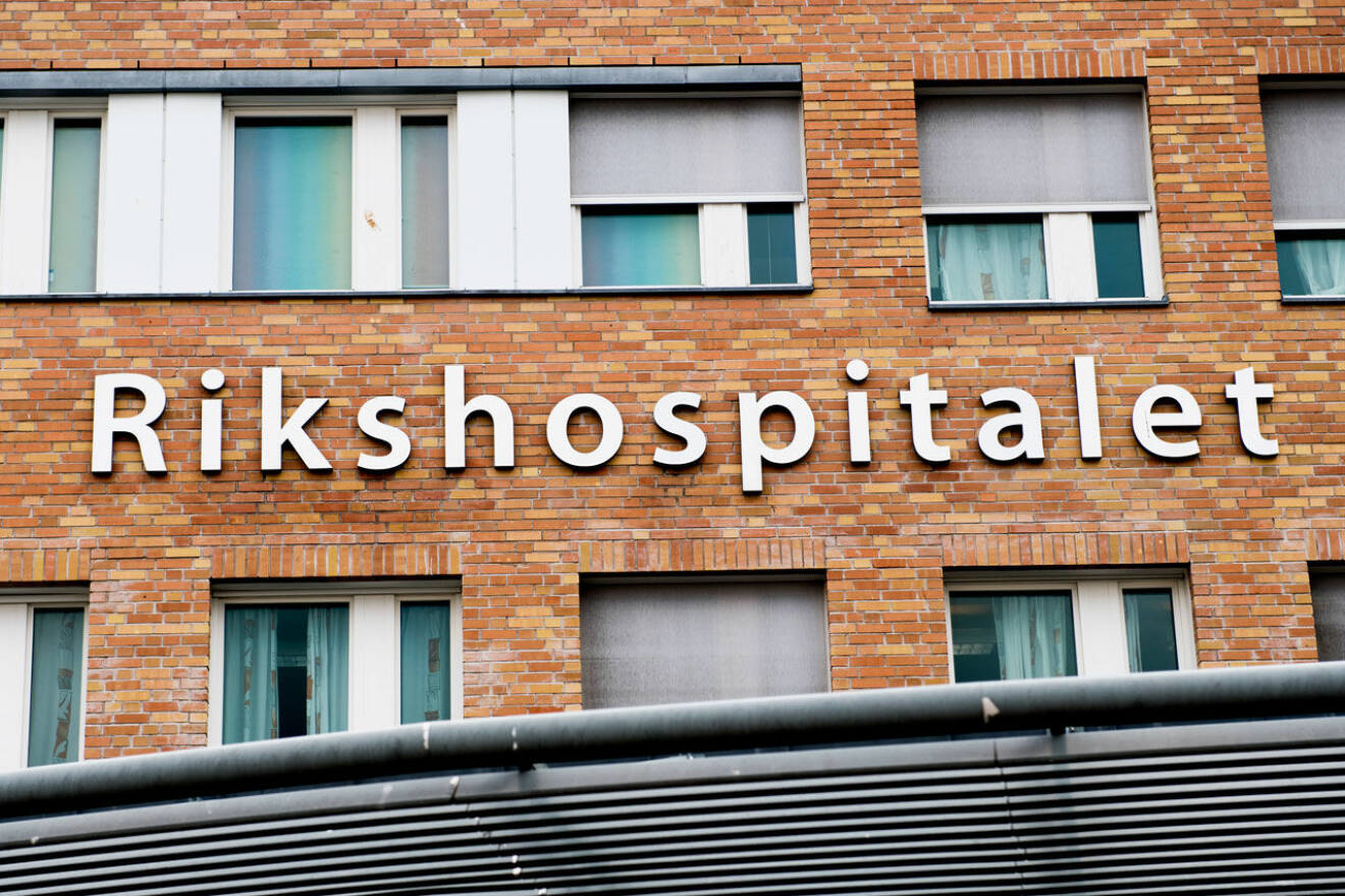 Rikshospitalet i Oslo där kung Harald är inlagd