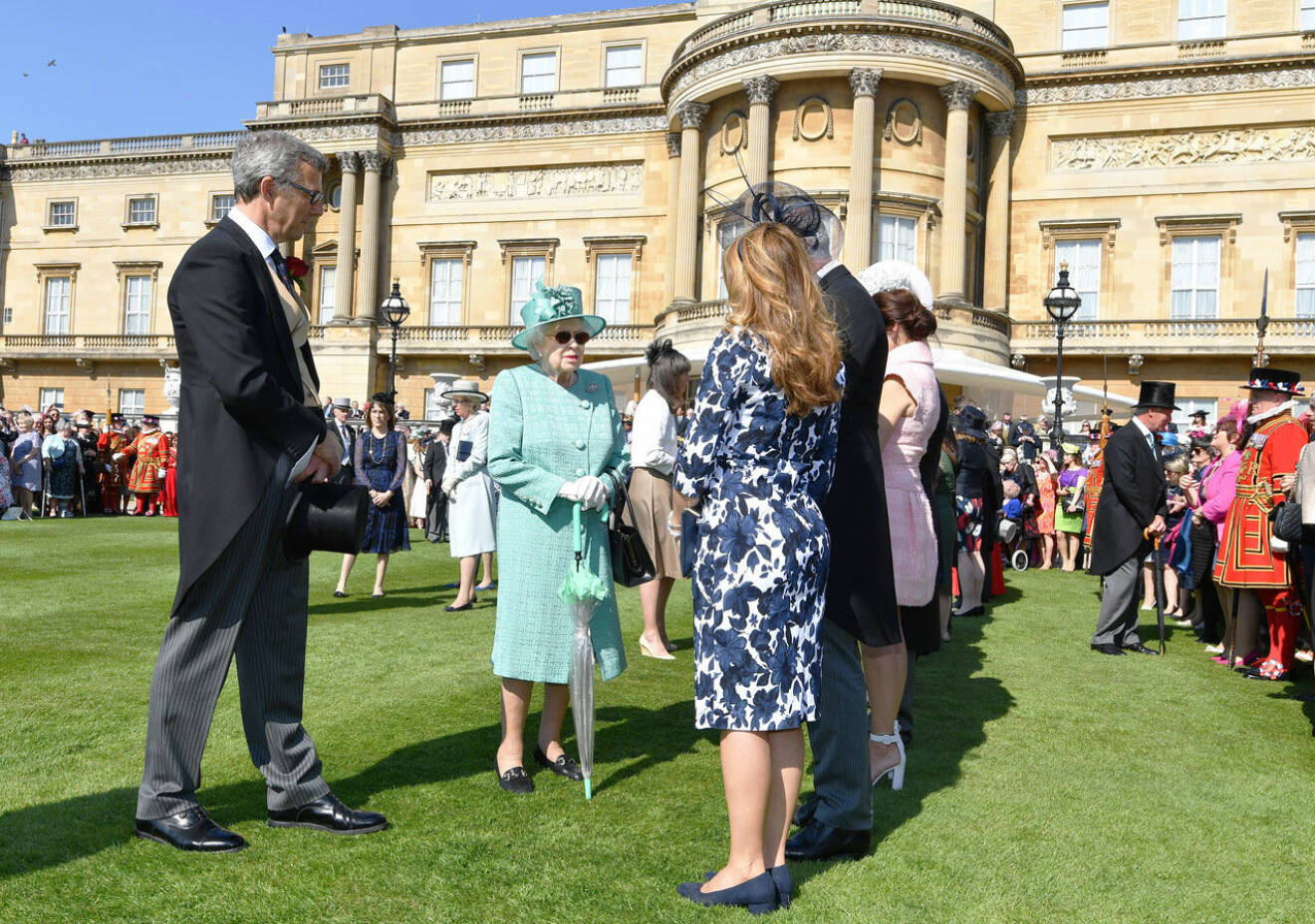 Buckingham Palace trädgård - här ska prinsessan Beatrice ha sin bröllopsmottagning.