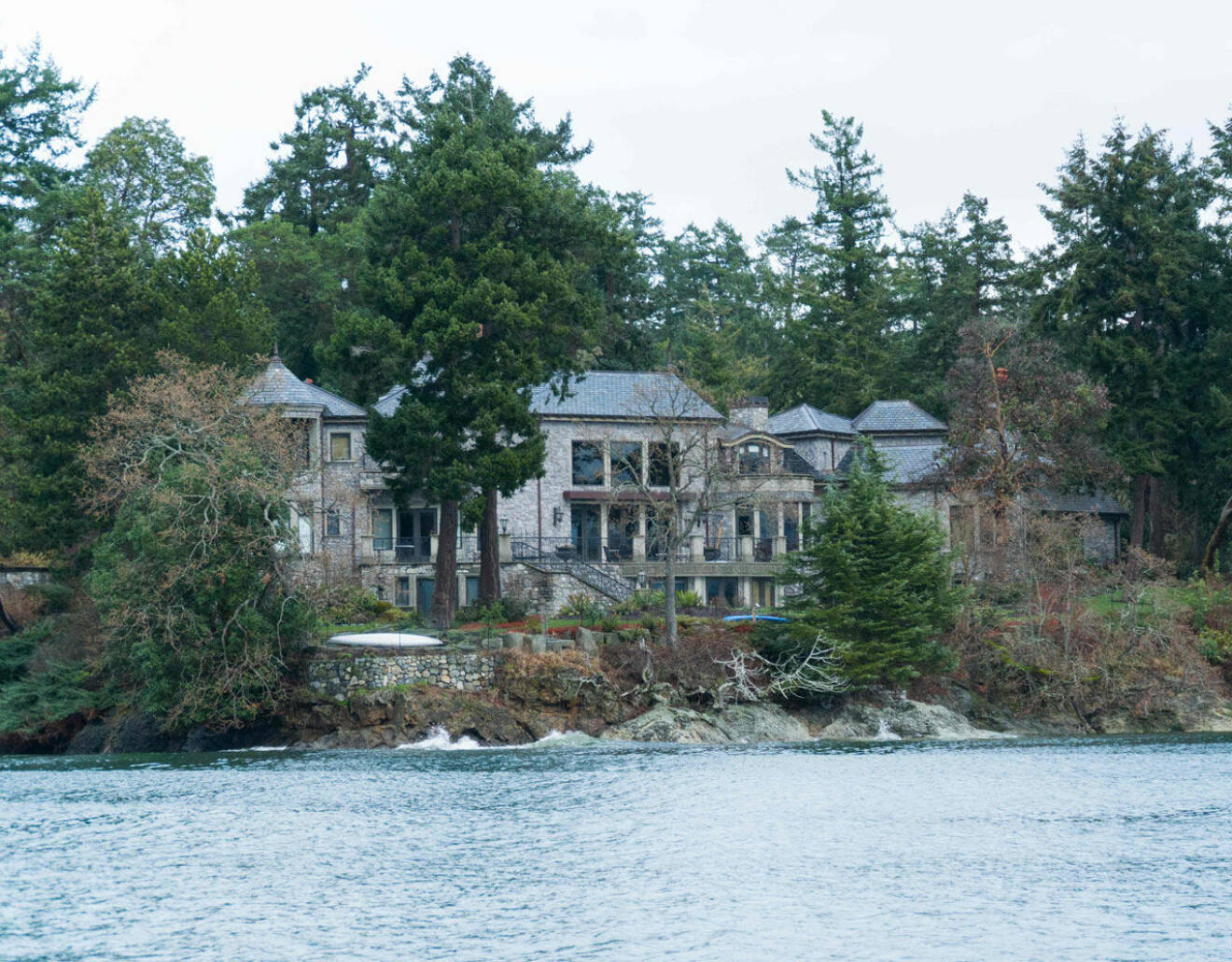 Meghans och Harrys hus i North Saanich på Vancouver Island på Kanadas västkust.