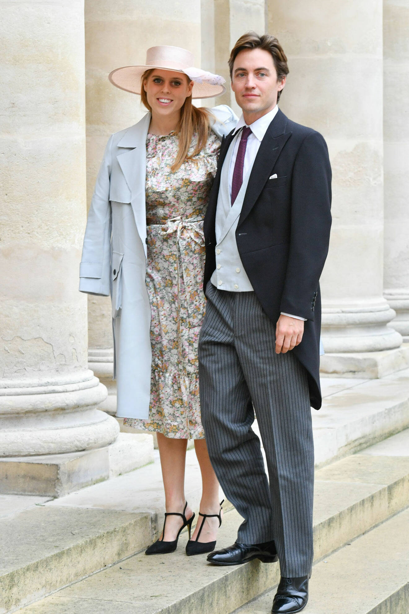 Beatrice och hennes brittisk-italienske fästman Edoardo Mapelli-Mozzi förlovade sig i Italien i september 2019.