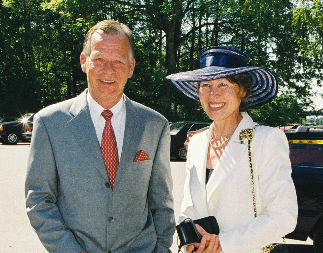 Anders Wiklöf med sin fru Rita.