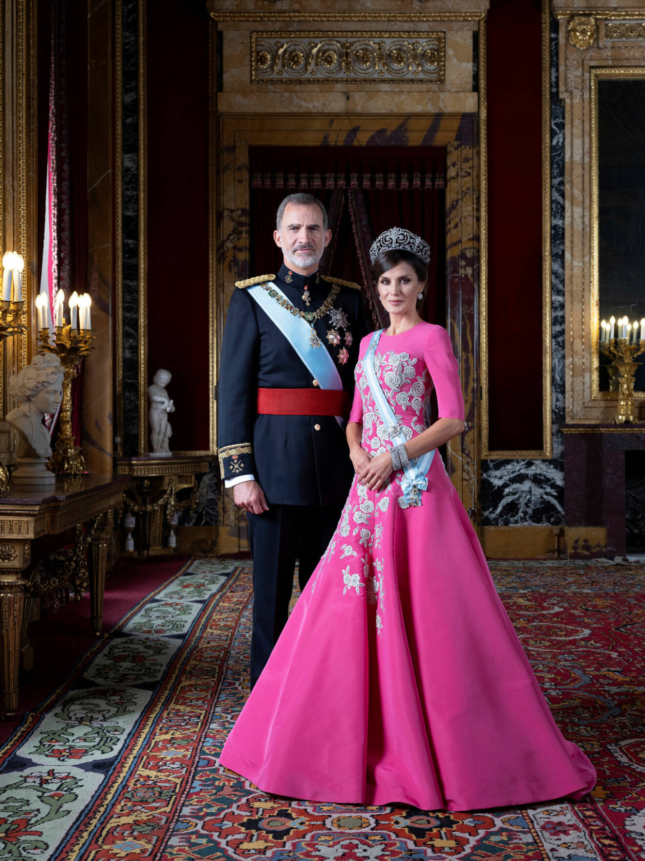 Kung Felipe och drottning Letizia.