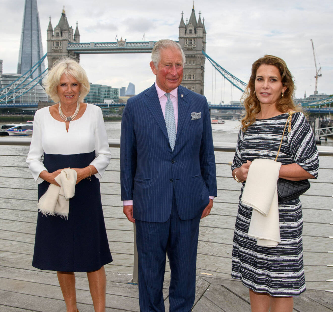 Prinsessan Haya Prins Charles Camilla London