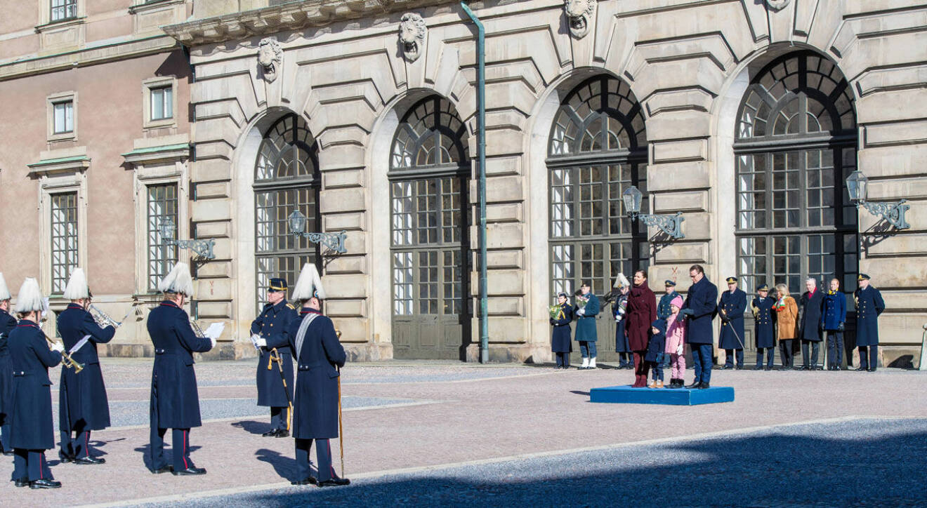 Kronprinsessan Victorias namnsdagsfirande på slottet 2019.