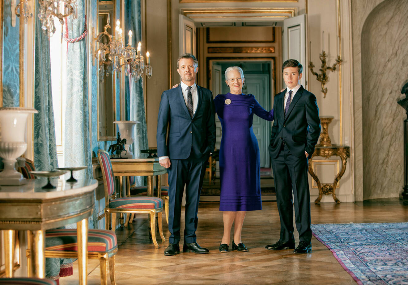 Här, i Christian IX: s palats, vill Margrethe att prins Christian flyttar in. 