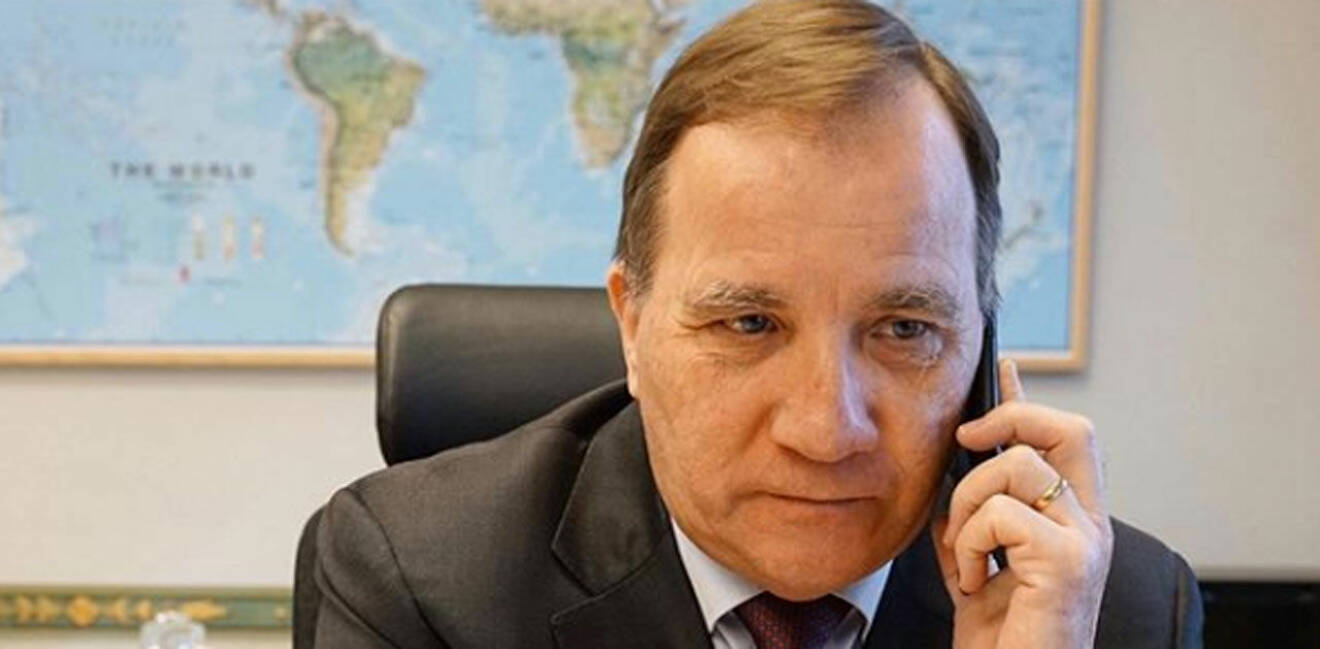 Statsminister Stefan Löfven har telefonmöte med kungen.