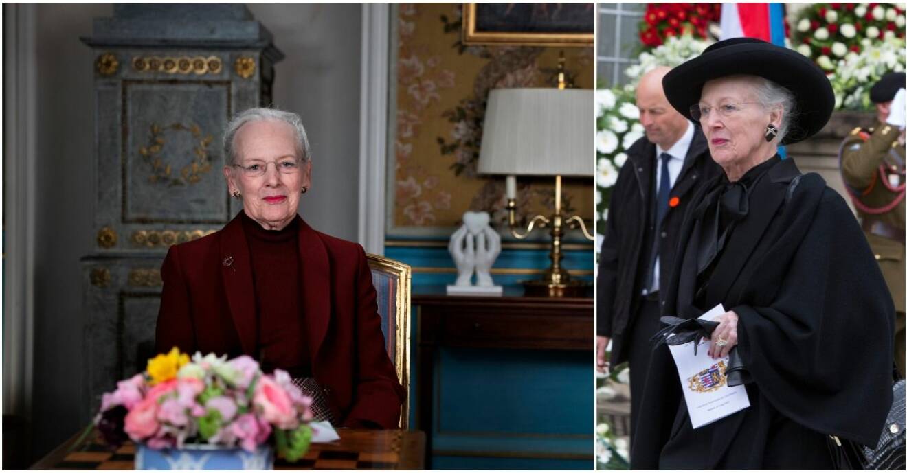 Drottning Margrethe var ensam i påsk.
