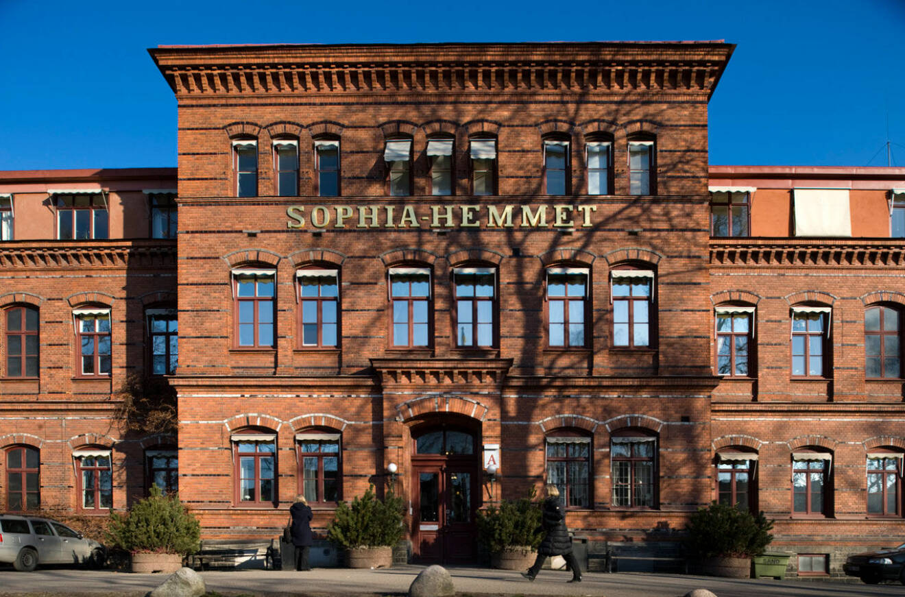 Sophiahemmet på Valhallavägen i Stockholm.