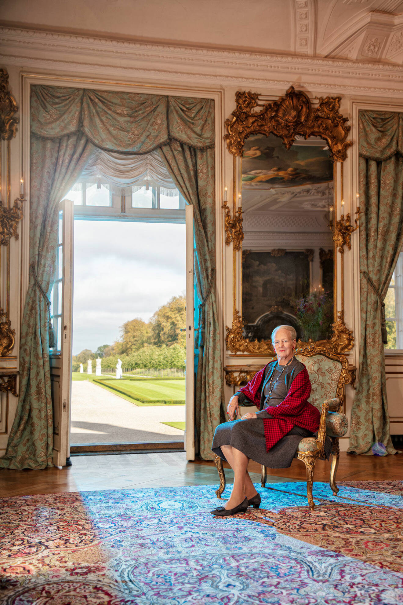 Födelsedagsbilden på drottning Margrethe 80 år.