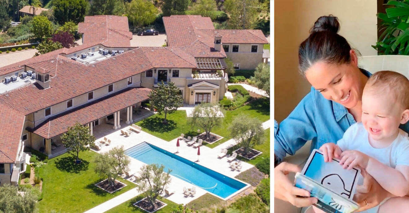 Meghans och prins Harrys nya hus i Malibu, Los Angeles