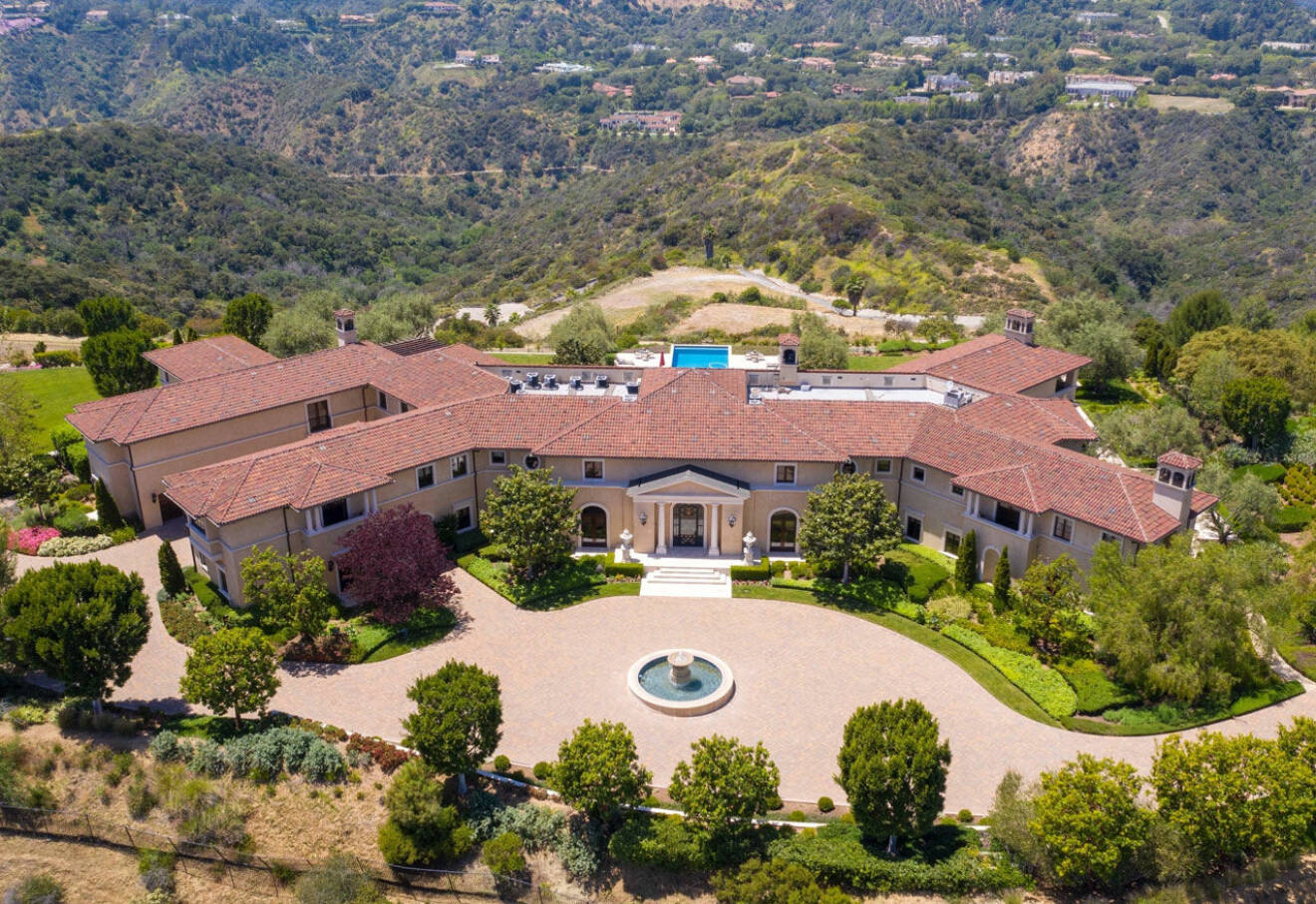 Meghans och prins Harrys nya hus i Malibu, Los Angeles.