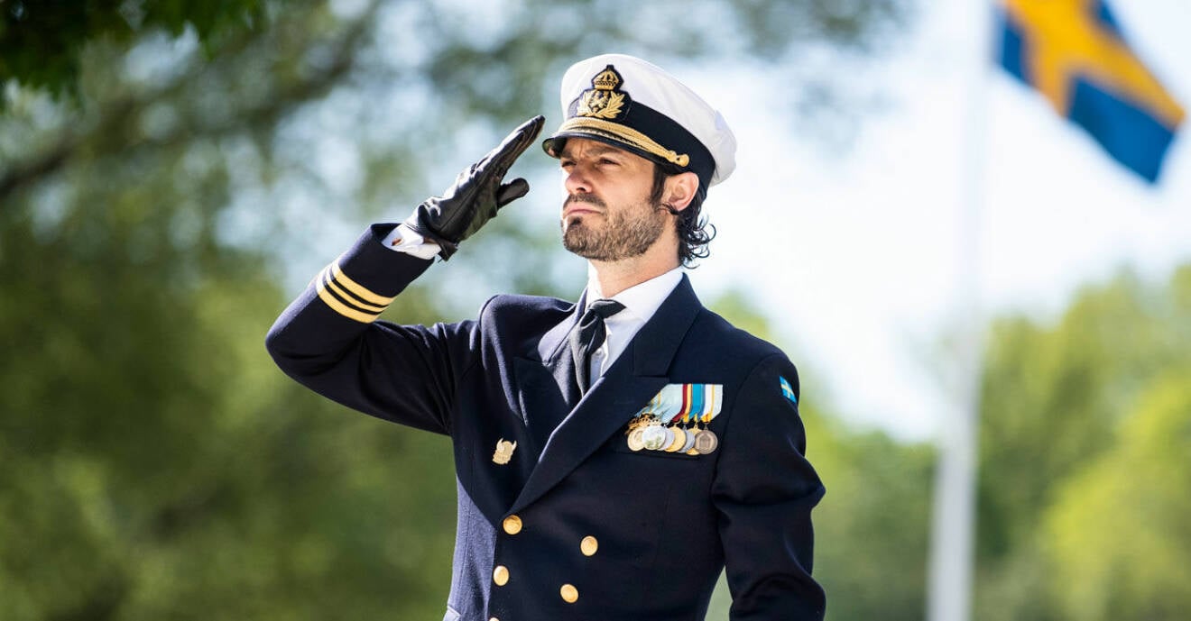 Prins Carl Philip på Veterandagen 2020