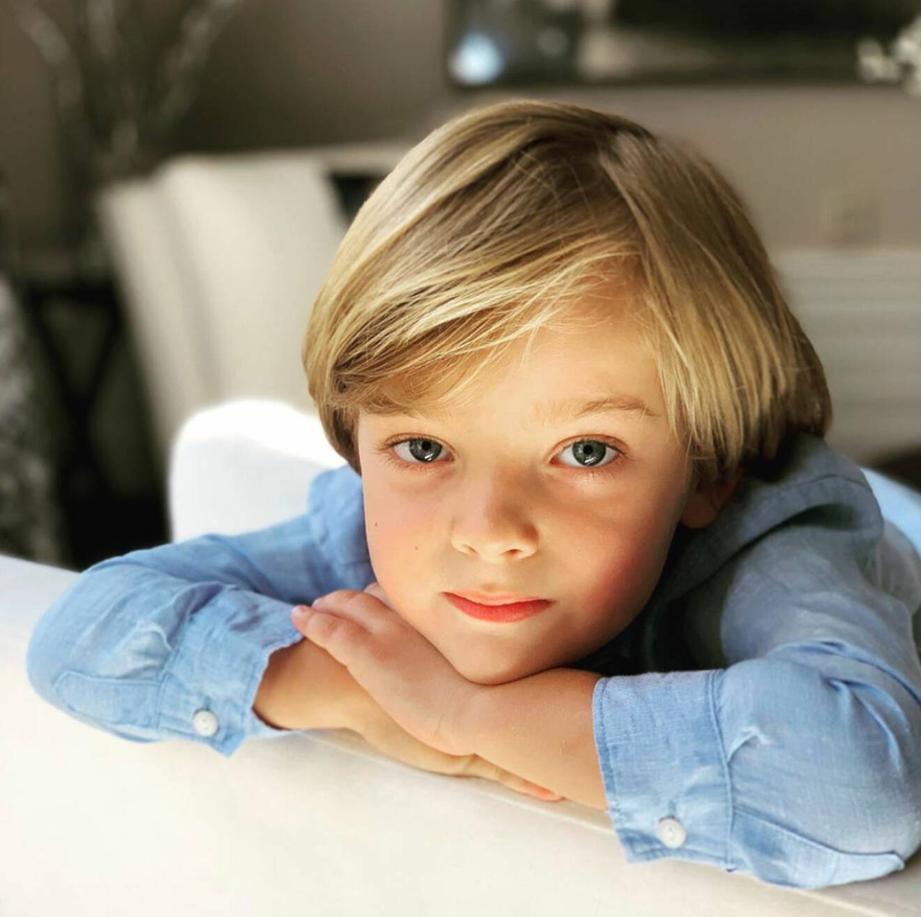 Prins Nicolas på födelsedagsbilden 2019.