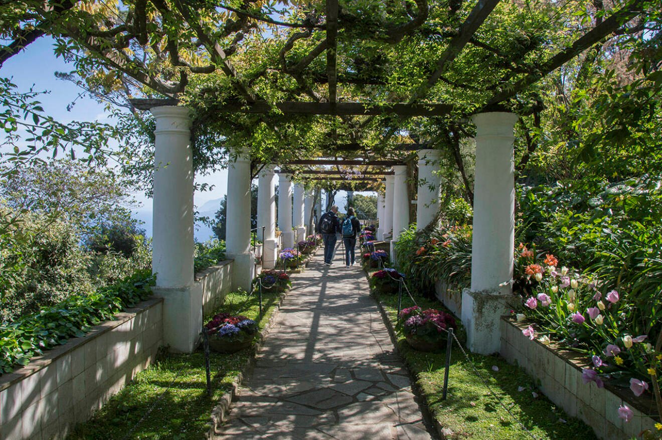 ​Villa San Michele på Capri som Solliden är inspirerat av.