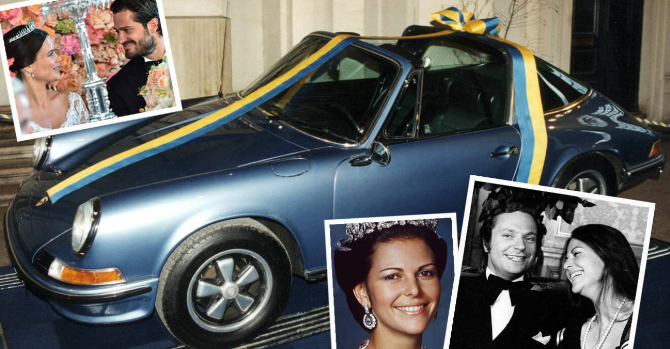 Kungens Porsche – en symbol för kungaparets kärlek.