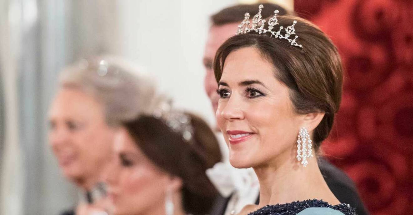 Kronprinsessan Mary med tiara