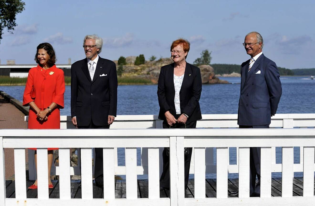 Finlands presidentpar och kungen och drottningen