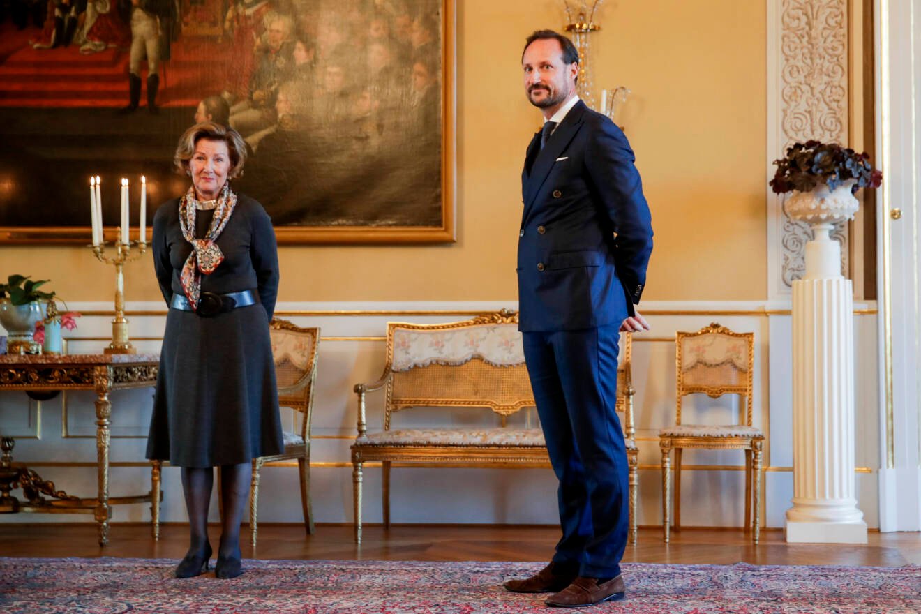 Drottning Sonja Kronprins Haakon Skaugum