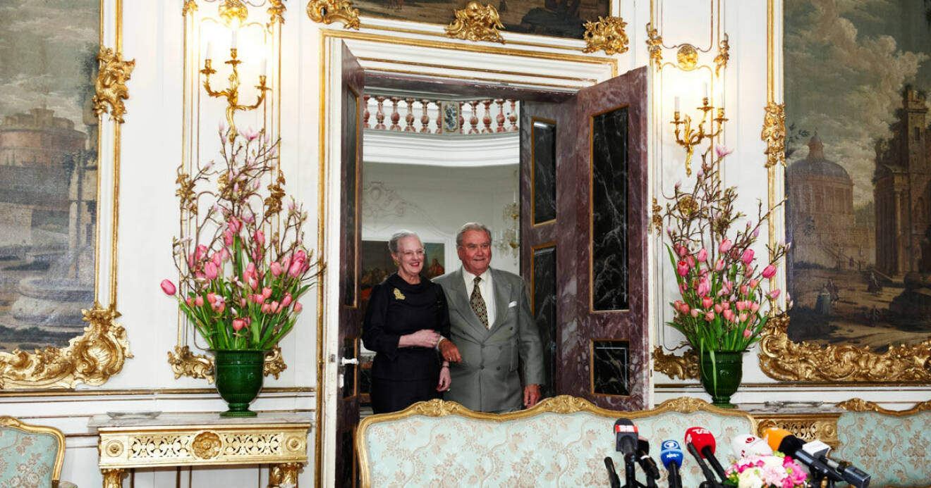 Hemma hos drottning Margrethe. 