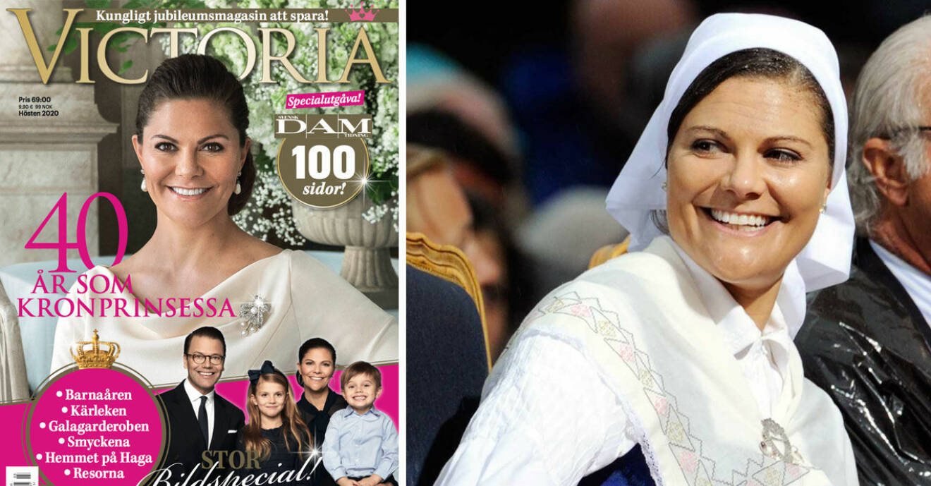 specialtidning om kronprinsessan Victoria 40 år som kronprinsessa