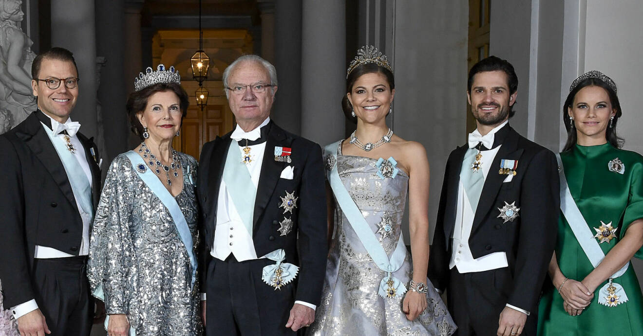 Prins Daniel Drottning Silvia Kungen Kronprinsessan Victoria Prins Carl Philip Prinsessan Sofia