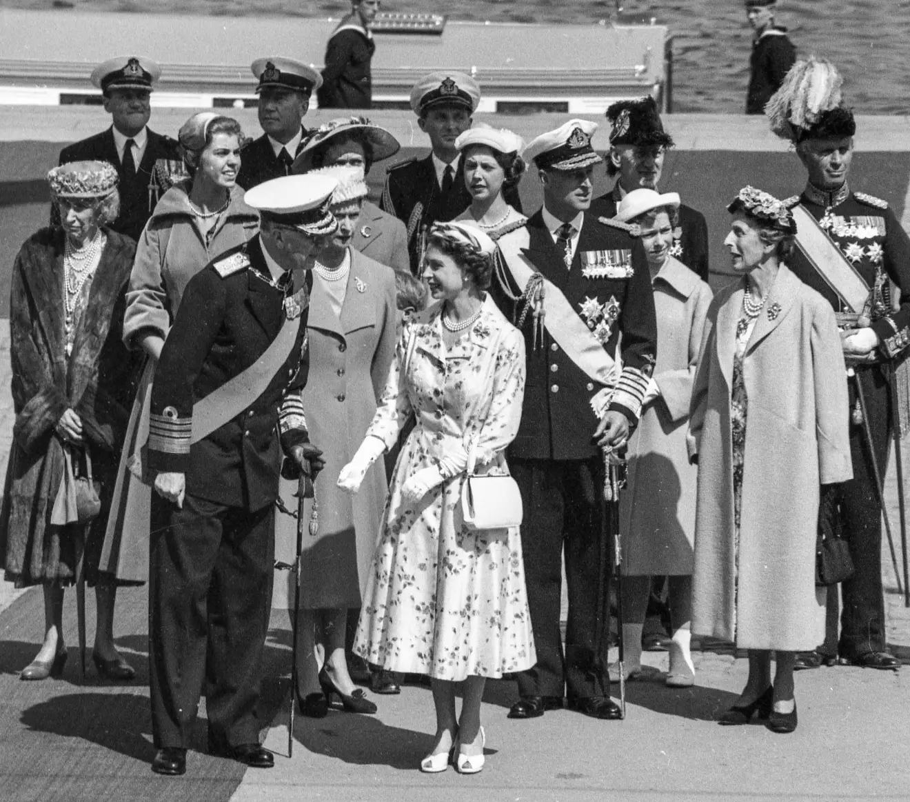 Drottning Elizabeth Prins Philip statsbesök i Sverige 1956