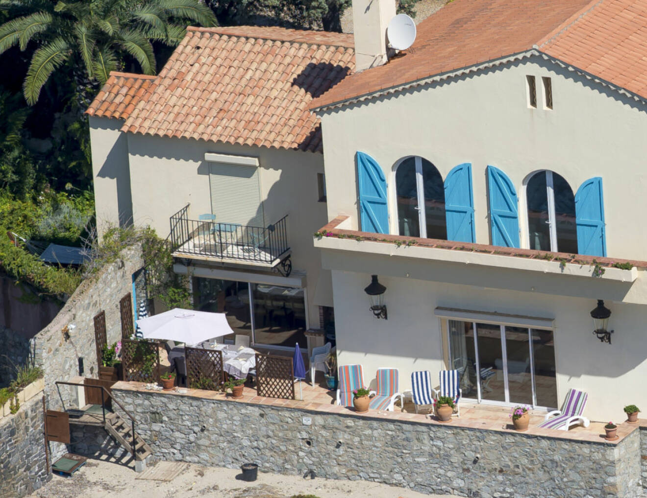 Kungafamiljens hus Villa Mirage i Sainte-Maxime på Franska rivieran