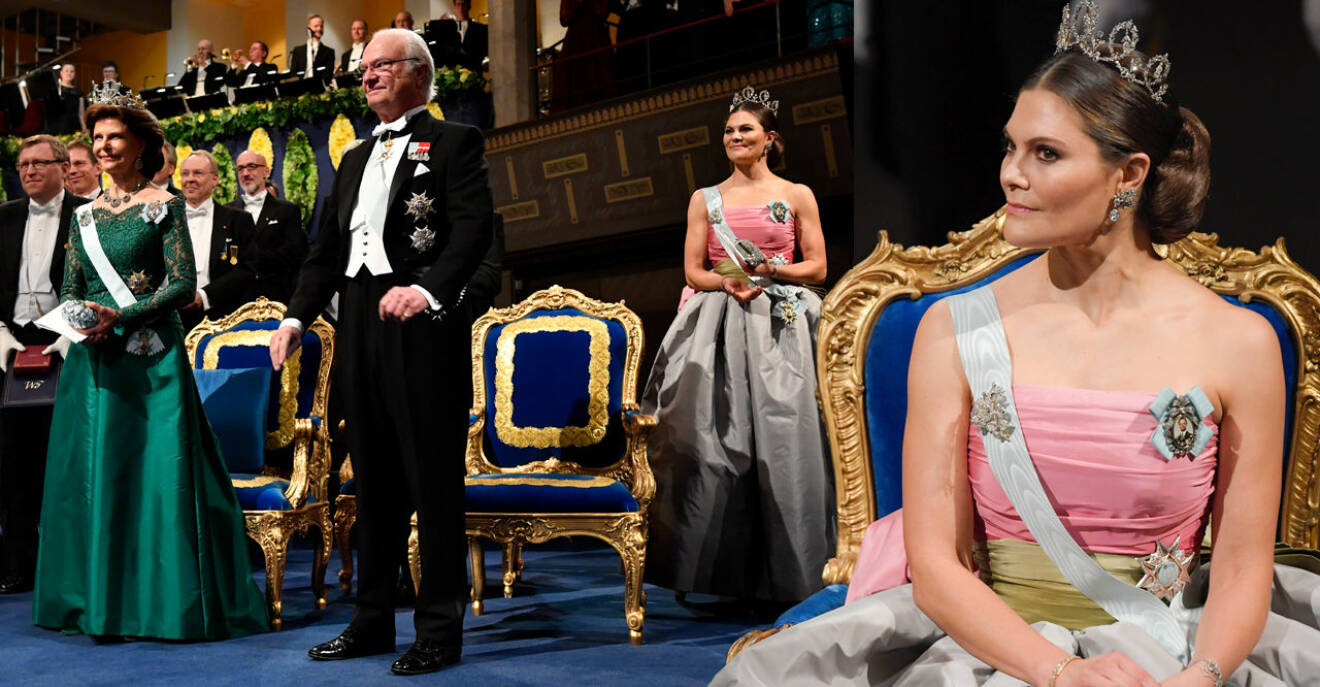 Kungen Kung Carl Gustaf Drottningen Drottning Silvia Kronprinsessan Victoria Nobel Konserthuset