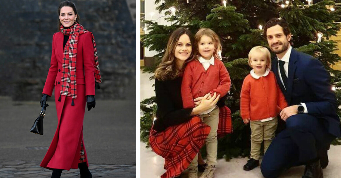 Inspireras av Kate och Sofia – rutigt är julens stora trend