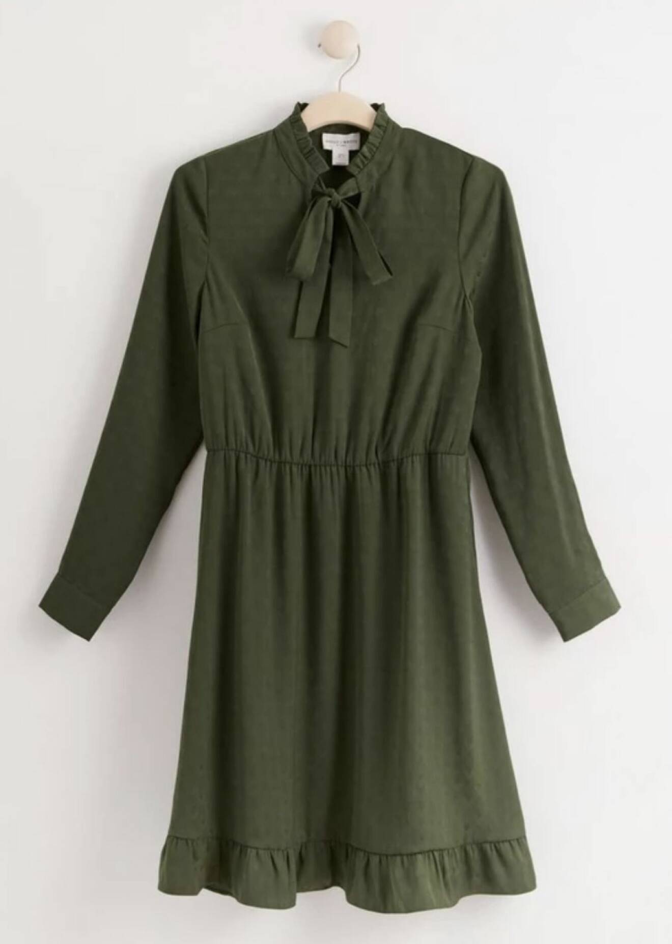 Grön klänning Lindex