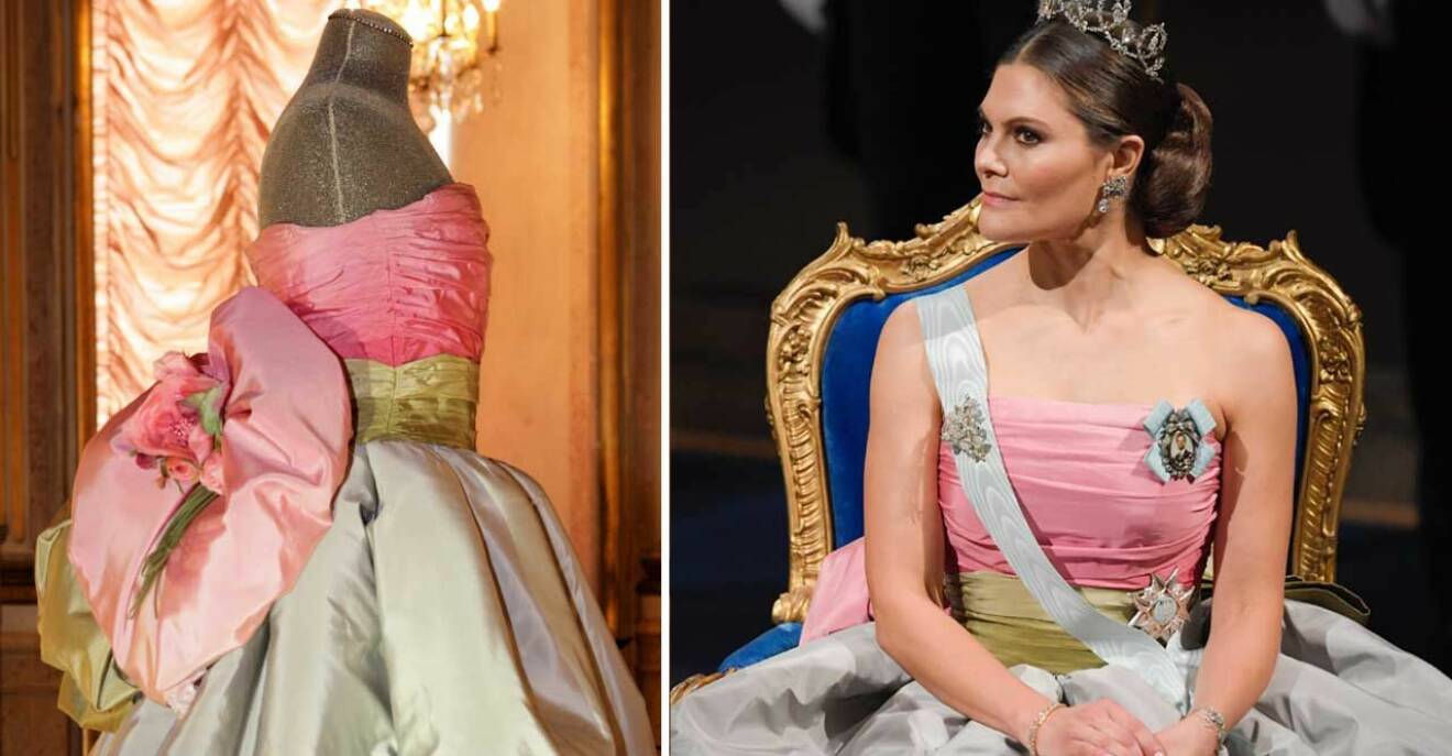 Kronprinsessan Victoria Nobel 2018 Nobelklänning 2018 Retro Nina Ricci