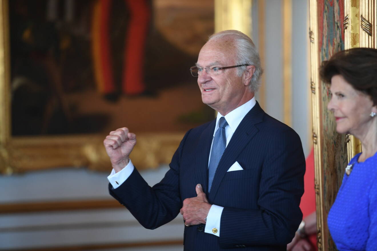 Kungen Kung Carl Gustaf Drottningholms slott Drottningholm