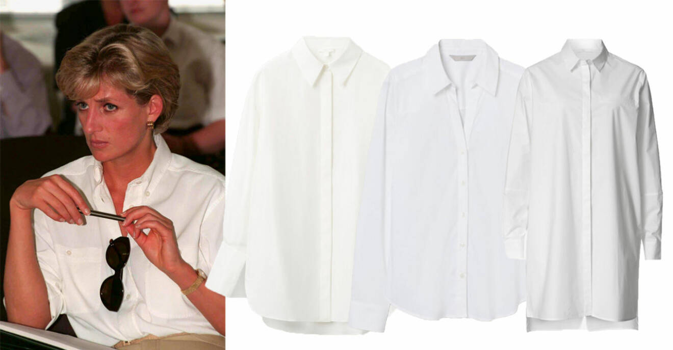Klassisk vit skjorta för basgarderoben