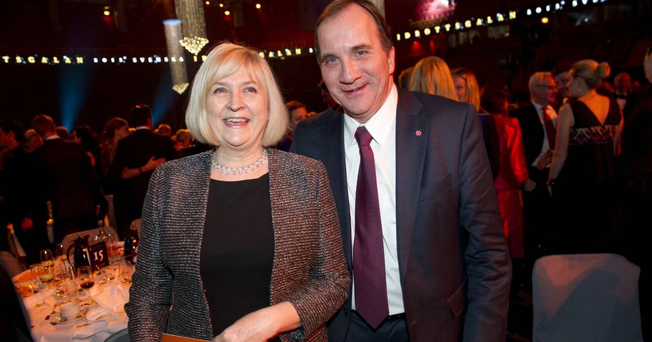 Ulla Löfven och statsminister Stefan Löfven