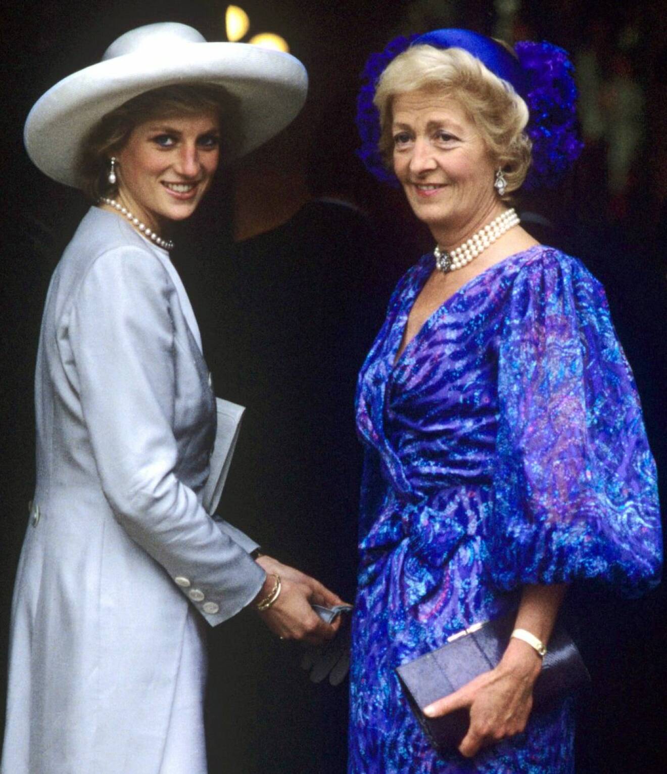 Prinsessan Diana med sin mamma Frances Shand-Kydd