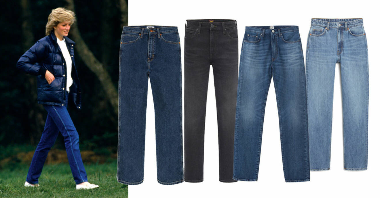 Klassiska tidlösa jeans