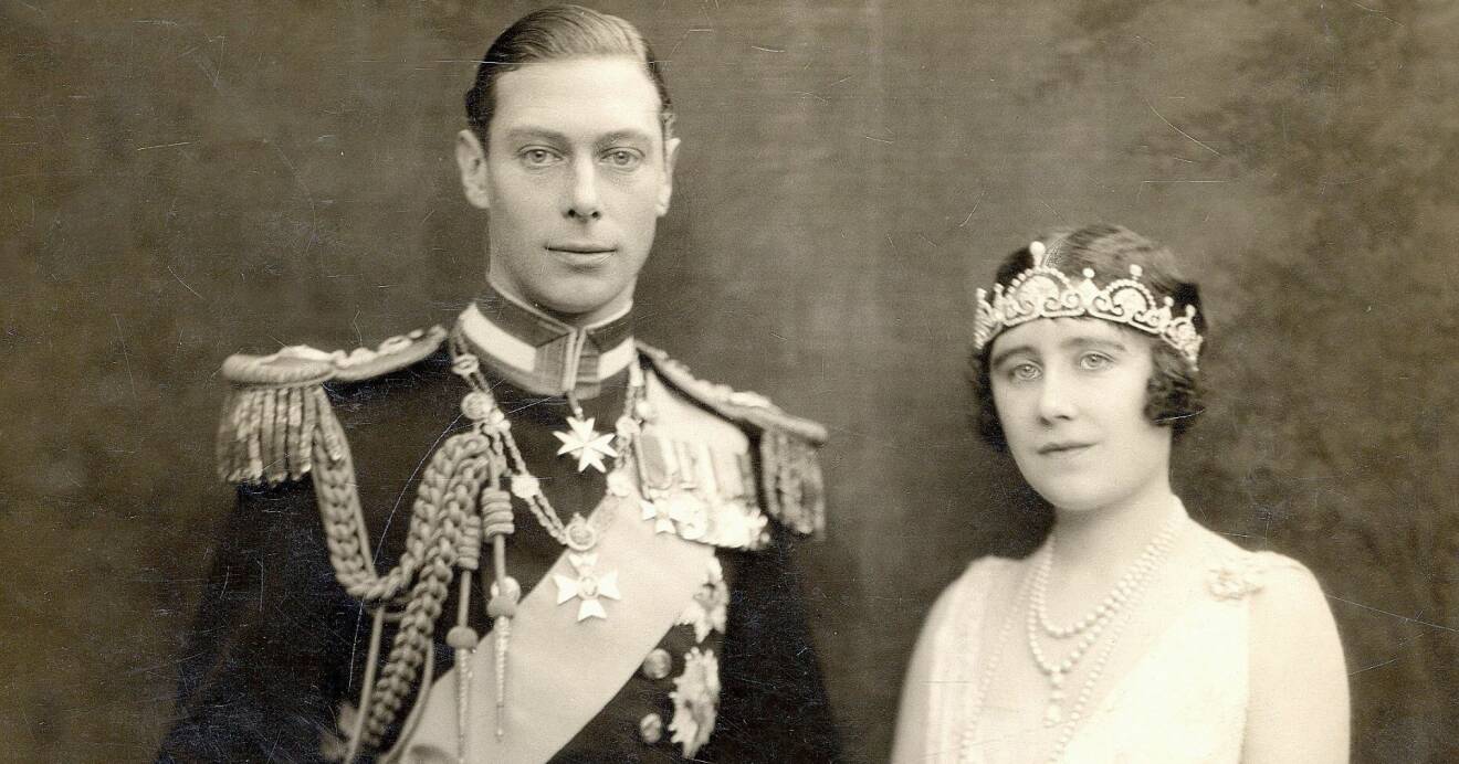 Kung George och drottning Elizabeth