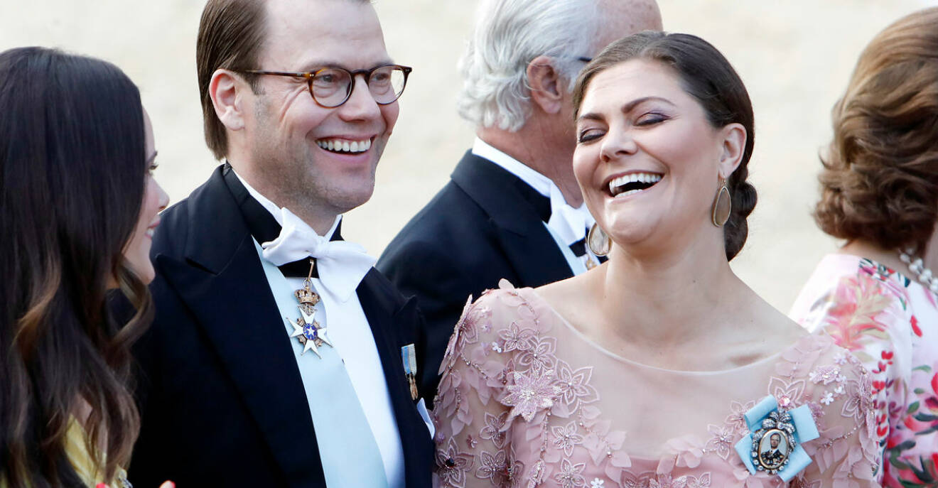Kronprinsessan Victoria Prins Daniel Louise Gottlieb Gustav Thott bröllop 2018